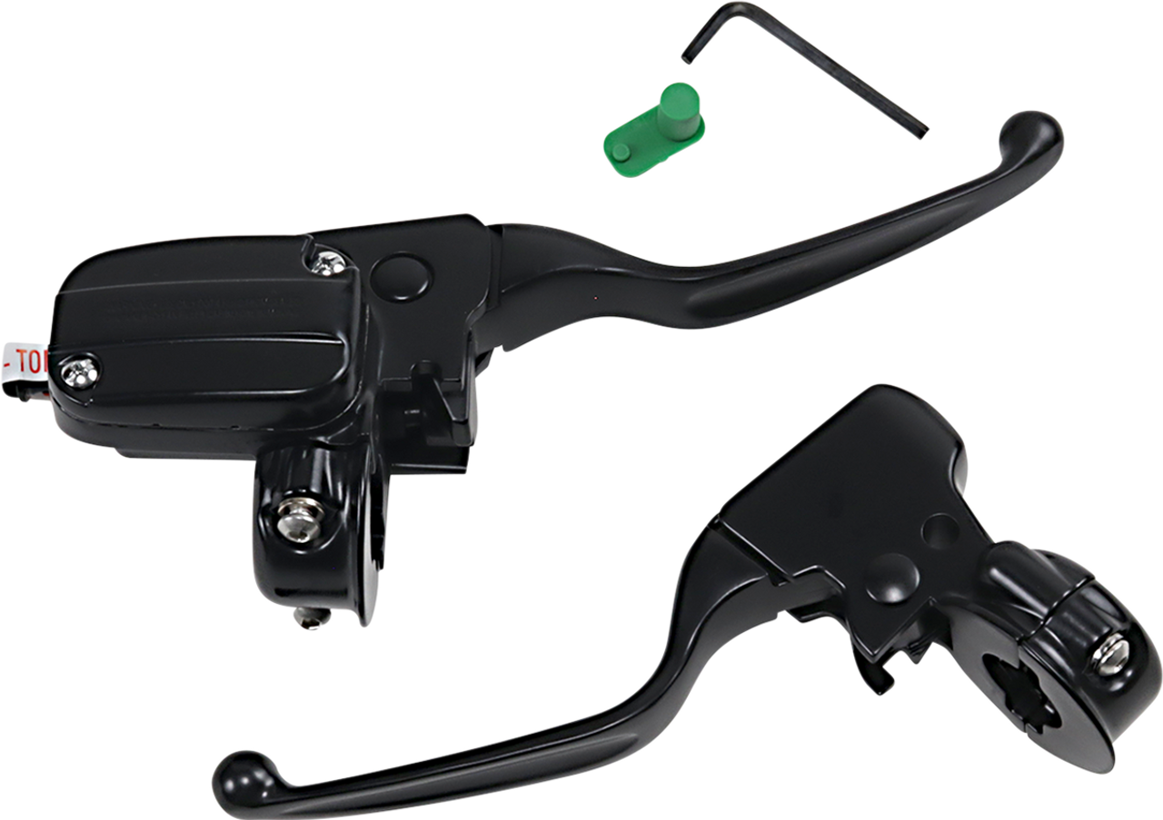 Handlebar Controls - 15 mm Master Cylinder - 08 - 13 FLT - Black