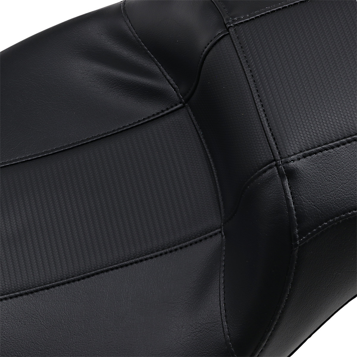 LE Pera #LK-997DLGT3 - Outcast Daddy Long Legs Seat - 2-Up - w/o Backrest - Carbon Fiber Inlay - Black - FL '08-'23