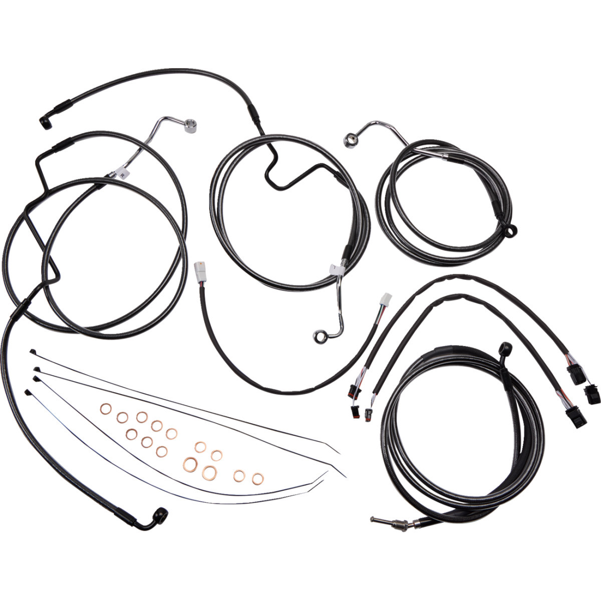 Magnum Shielding #48887-712 - Viking Warrior Handlebar Kit - 12" - Black Pearl™