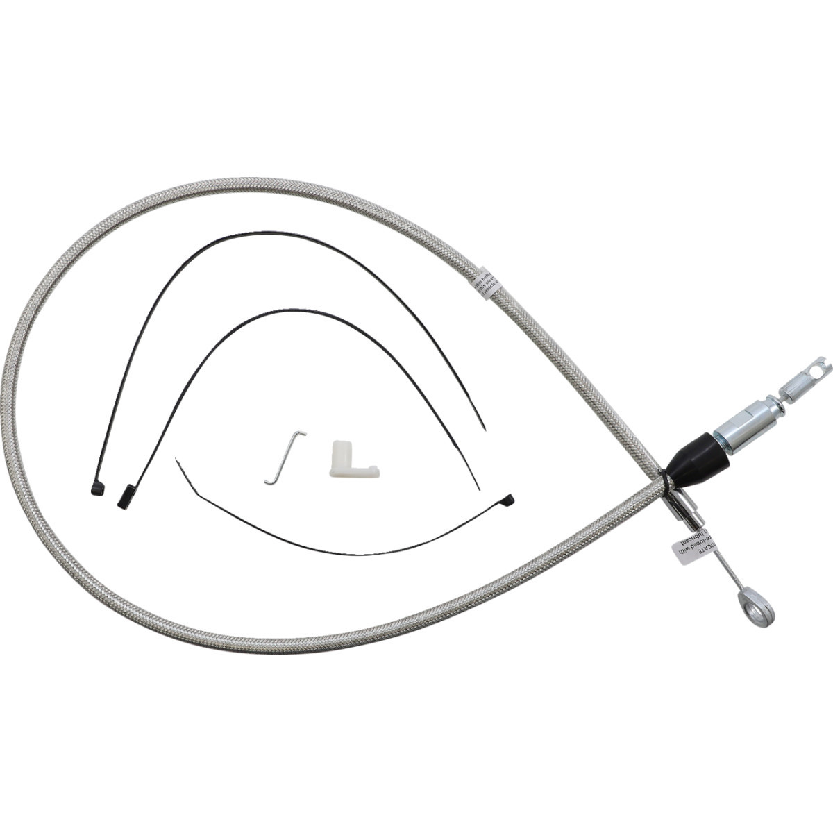 Magnum Shielding #52346HE - Polished Stainless Quick Connect Upper Clutch Cable - 40"