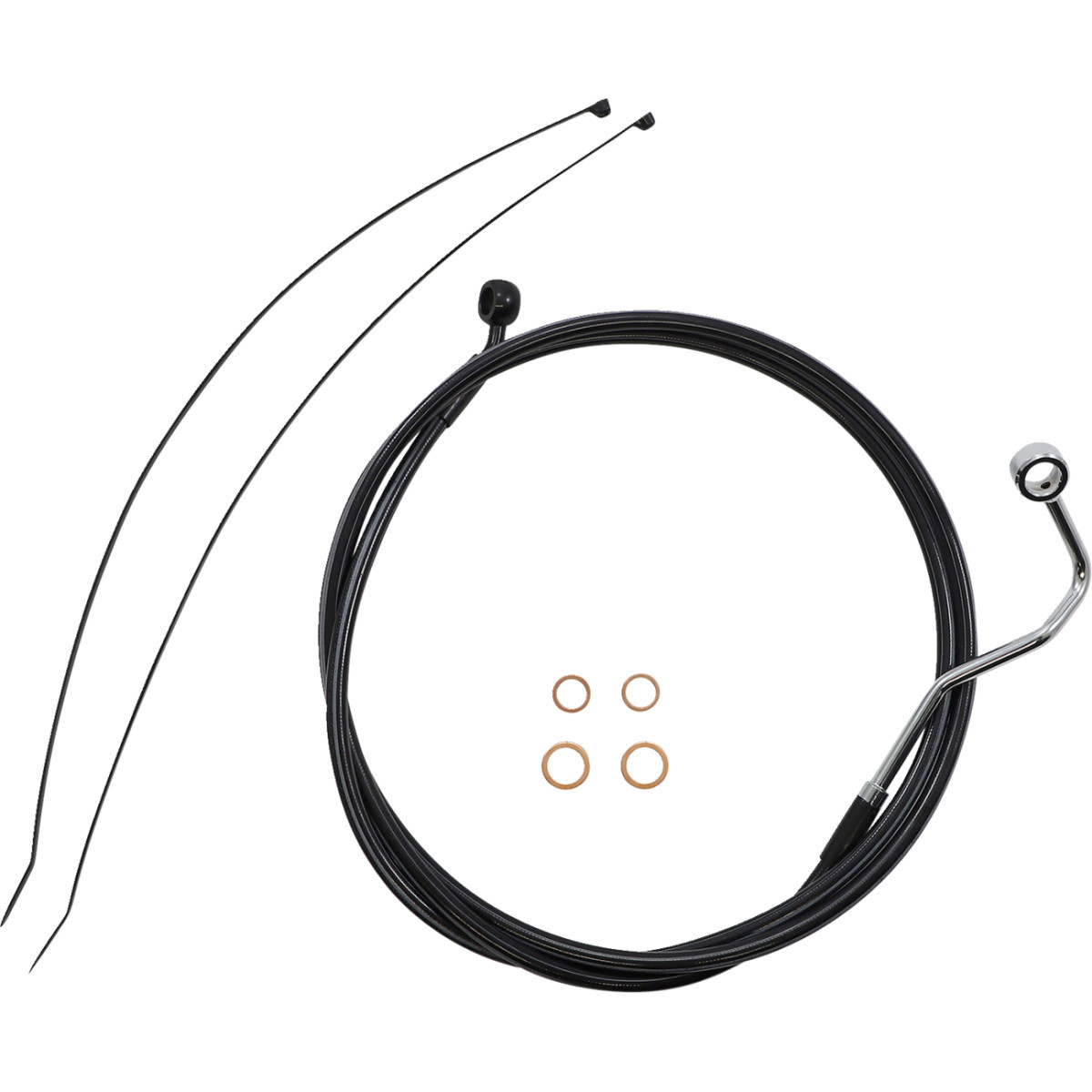 Magnum Shielding #4861001 - XR Handlebar Installation Kit - 12"-14" Ape Hangers - '21-'22 FLHR - Black
