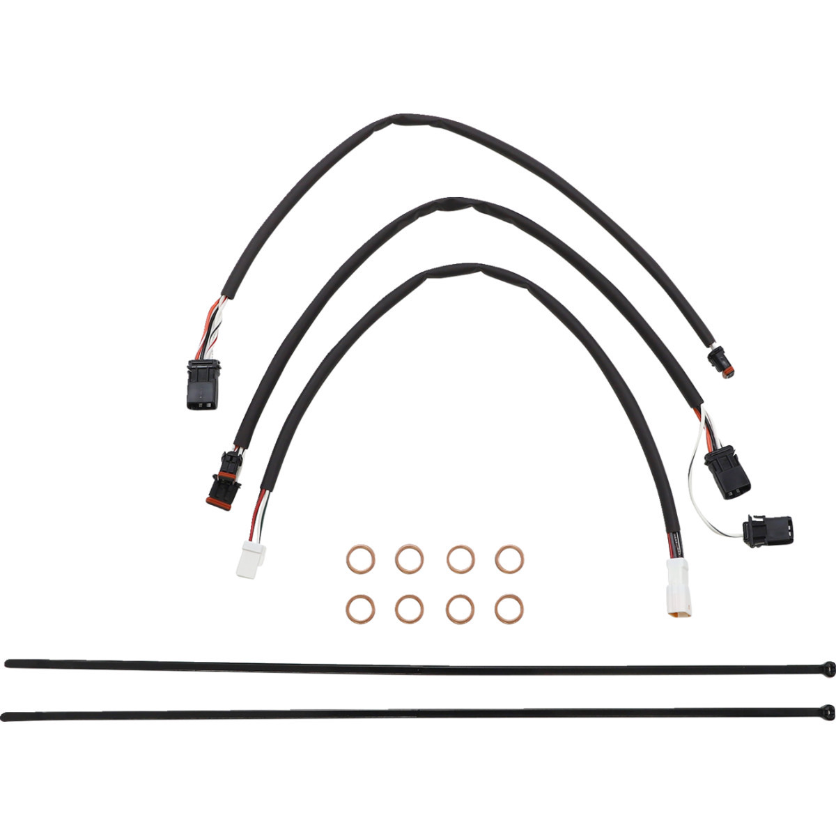 Magnum Shielding #589991 - XR Handlebar Installation Kit - 12"-14" Ape Hangers - '21-'22 FLHR - Stainless Steel/Chrome