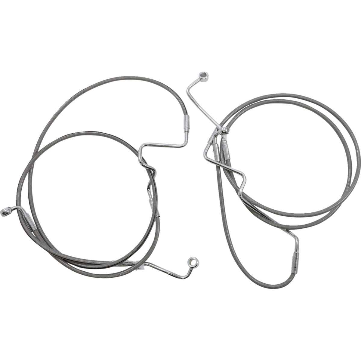 Magnum Shielding #589991 - XR Handlebar Installation Kit - 12"-14" Ape Hangers - '21-'22 FLHR - Stainless Steel/Chrome
