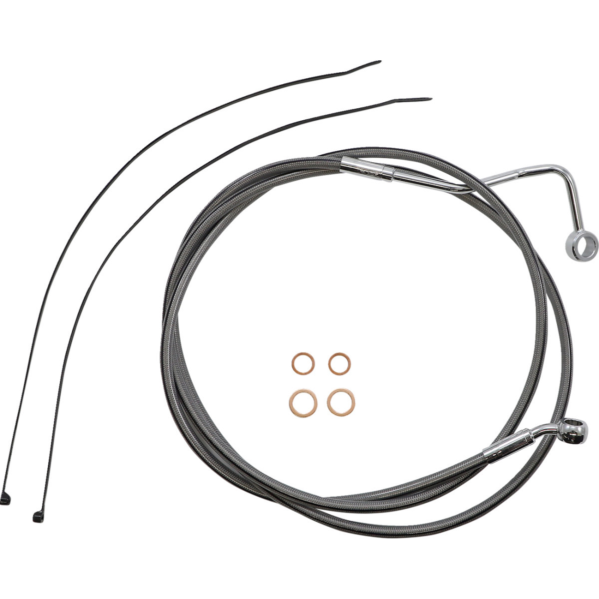 Magnum Shielding #589992 - XR Handlebar Installation Kit - 15"-17" Ape Hangers - '21-'22 FLHR - Stainless Steel/Chrome