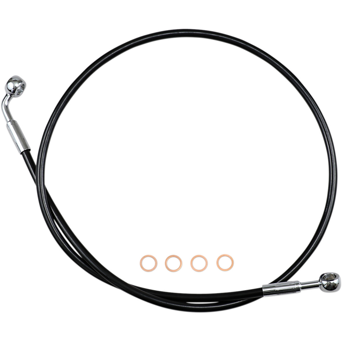 Magnum Shielding #SBC0607-42 - Brake Line - XR - EZ Align - Black