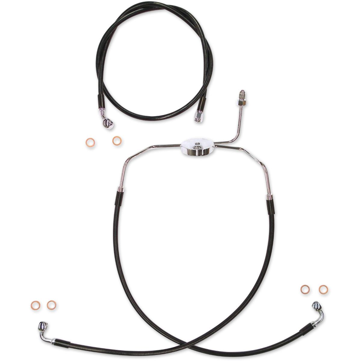 Magnum Shielding #SBC1304-27 - Brake Line Kit - XR - Black