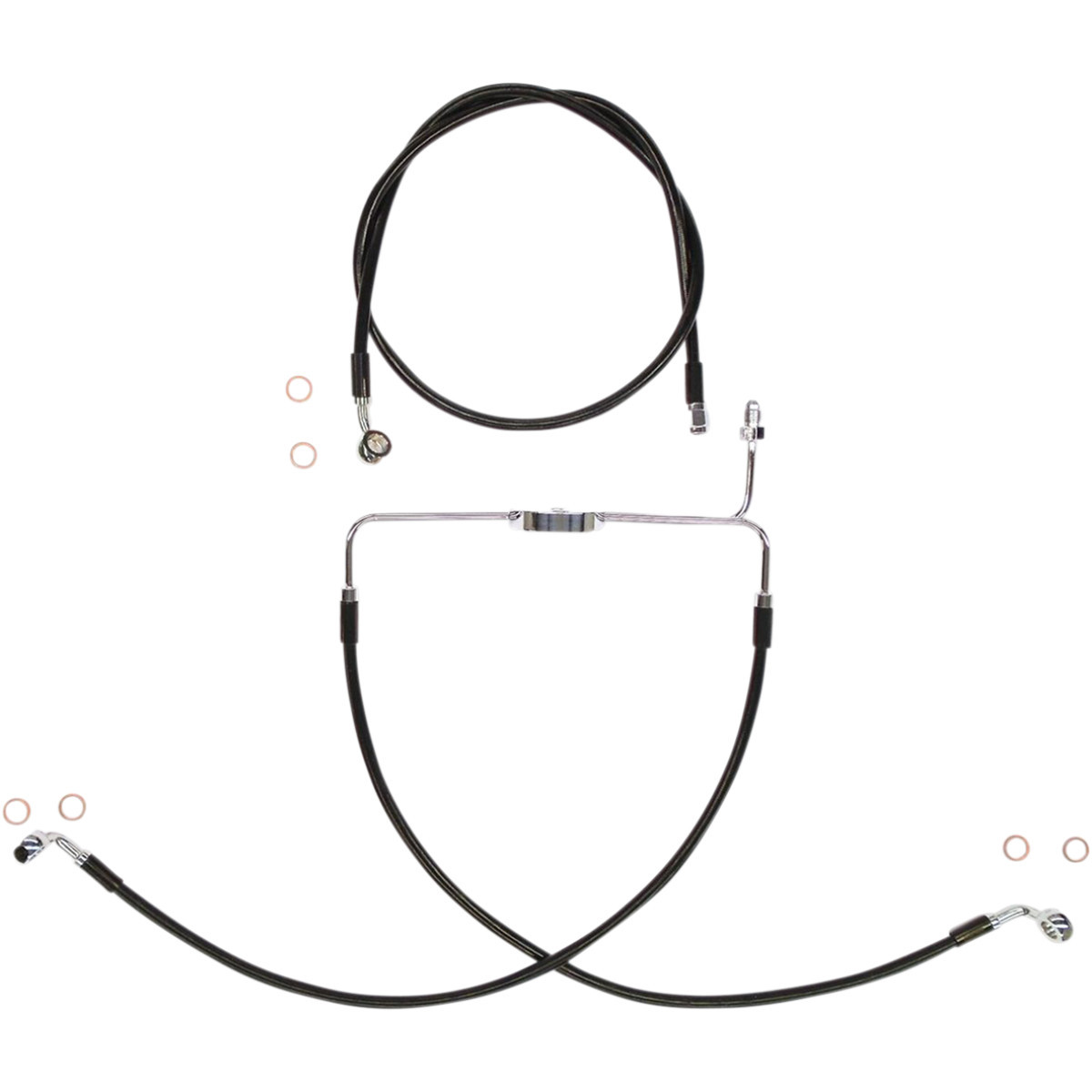 Magnum Shielding #SBC1310-25 - Brake Line Kit - XR - Black