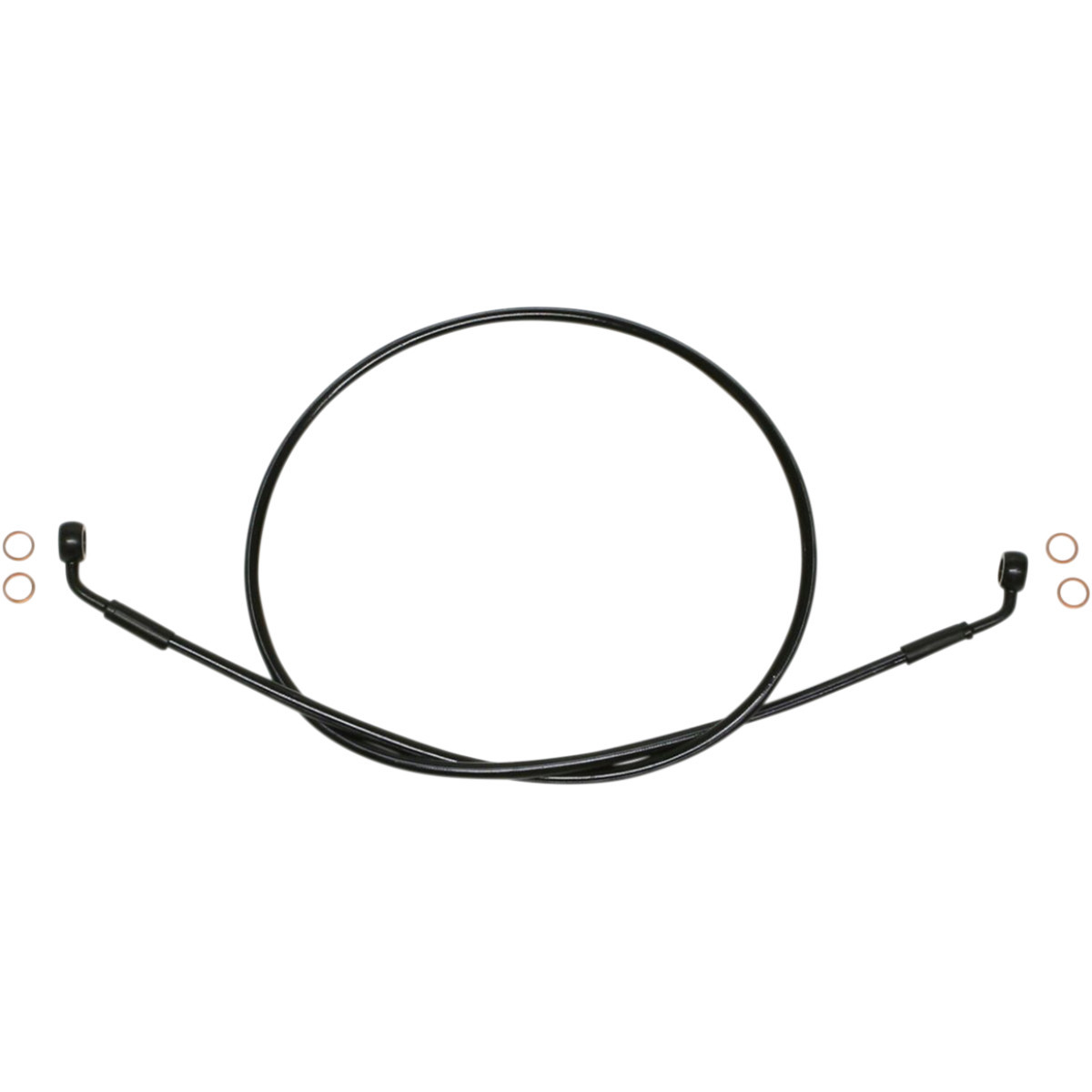 Magnum Shielding #SBB0606-46 - Brake Line - EZ Align - Stainless Steel - Black