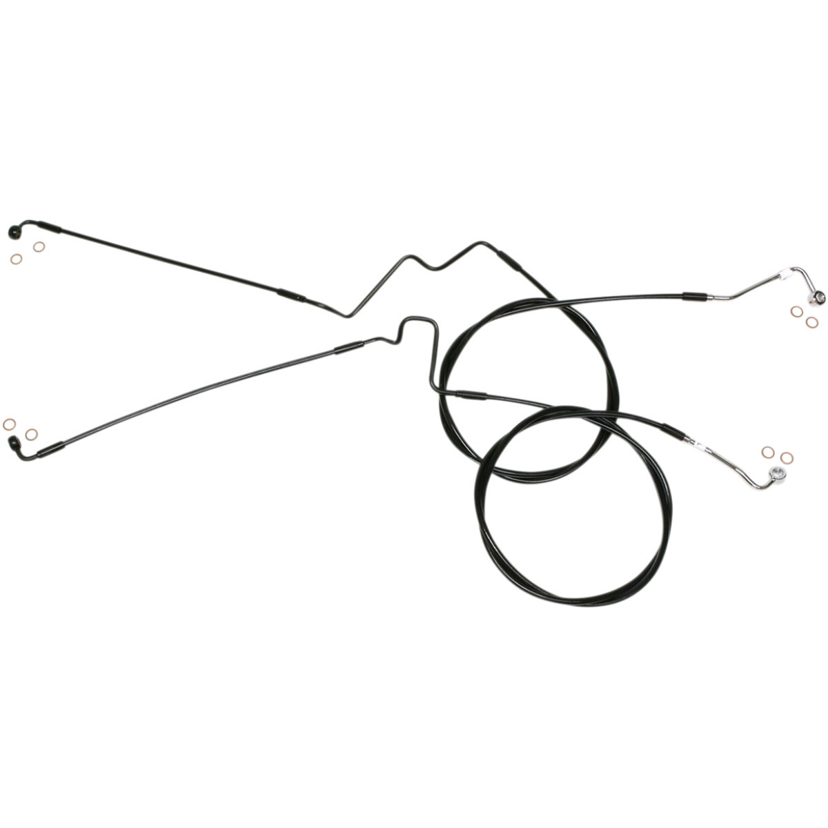 Magnum Shielding #SBB1116-00 - Brake Line - XR - Lower - Black - ABS