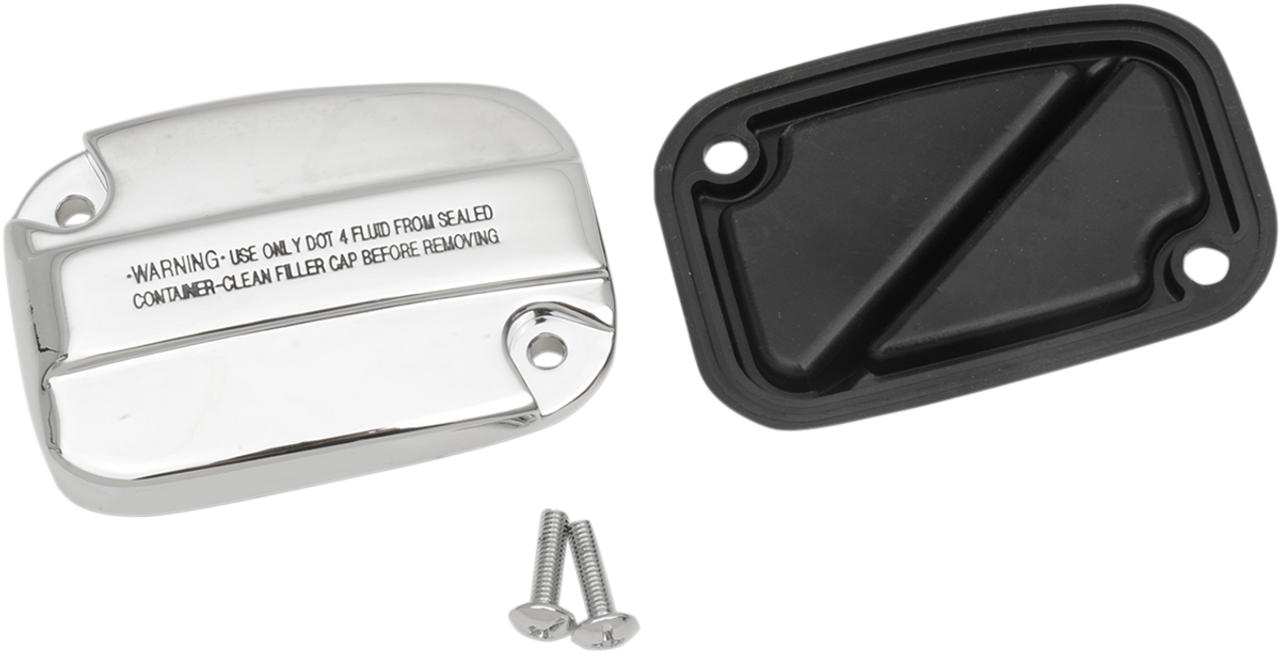 Master Cylinder Cover - Clutch - Chrome