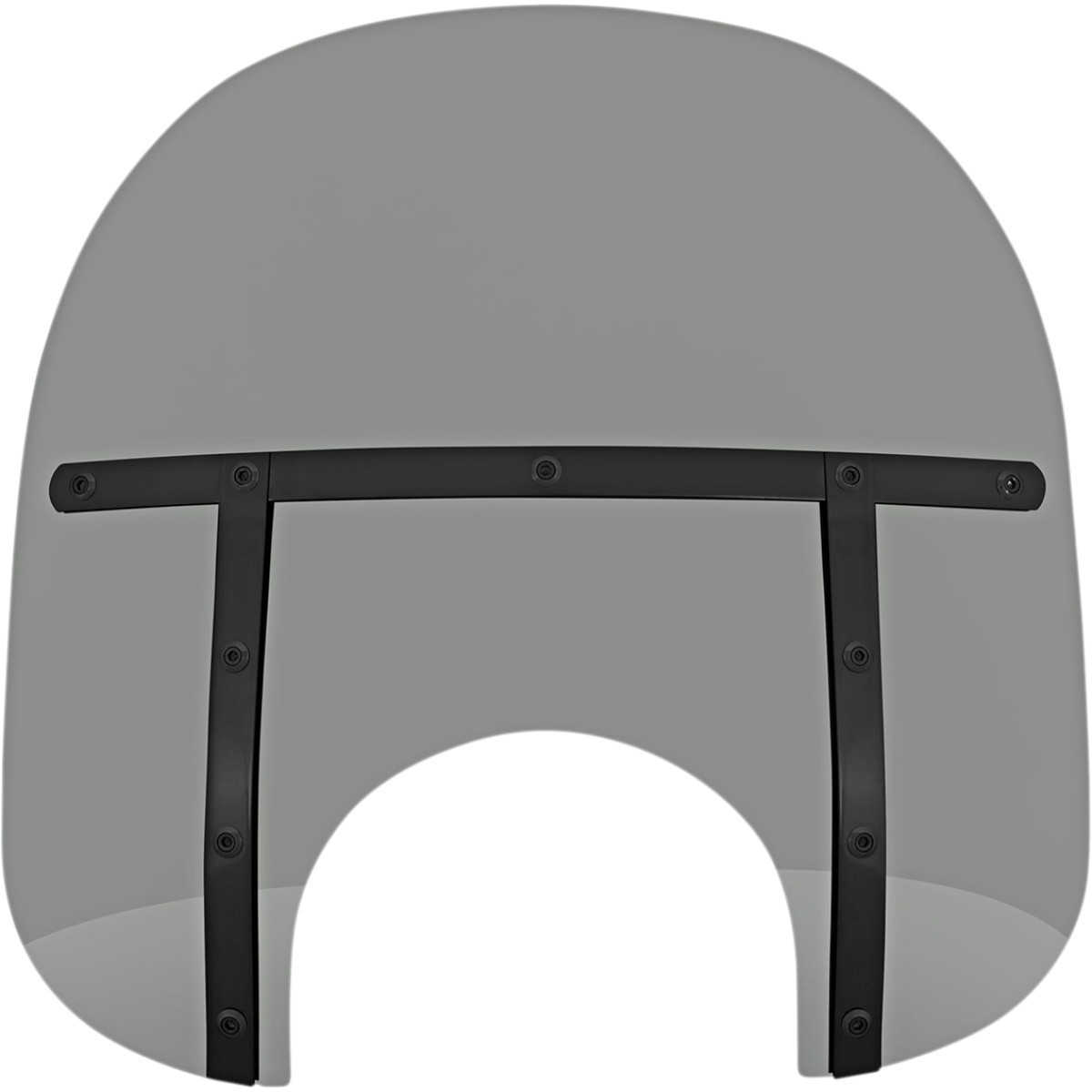Memphis Shades #MEB35212 - Fats Windshield - 15" - Headlight - Black Smoke