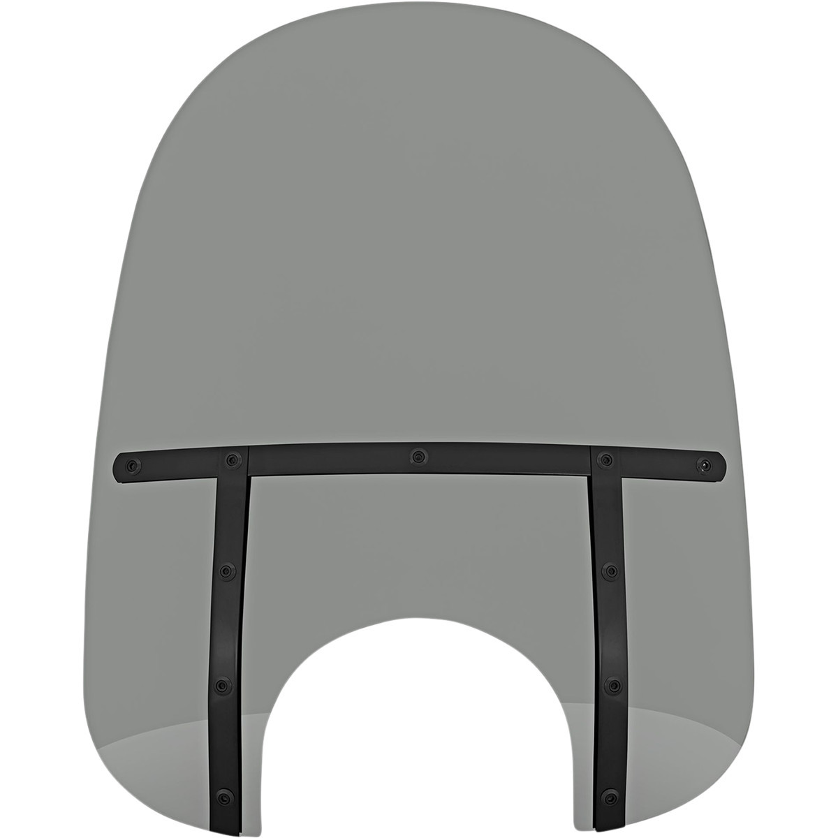 Memphis Shades #MEB38112 - Fats Windshield - 21" - Headlight - Black Smoke