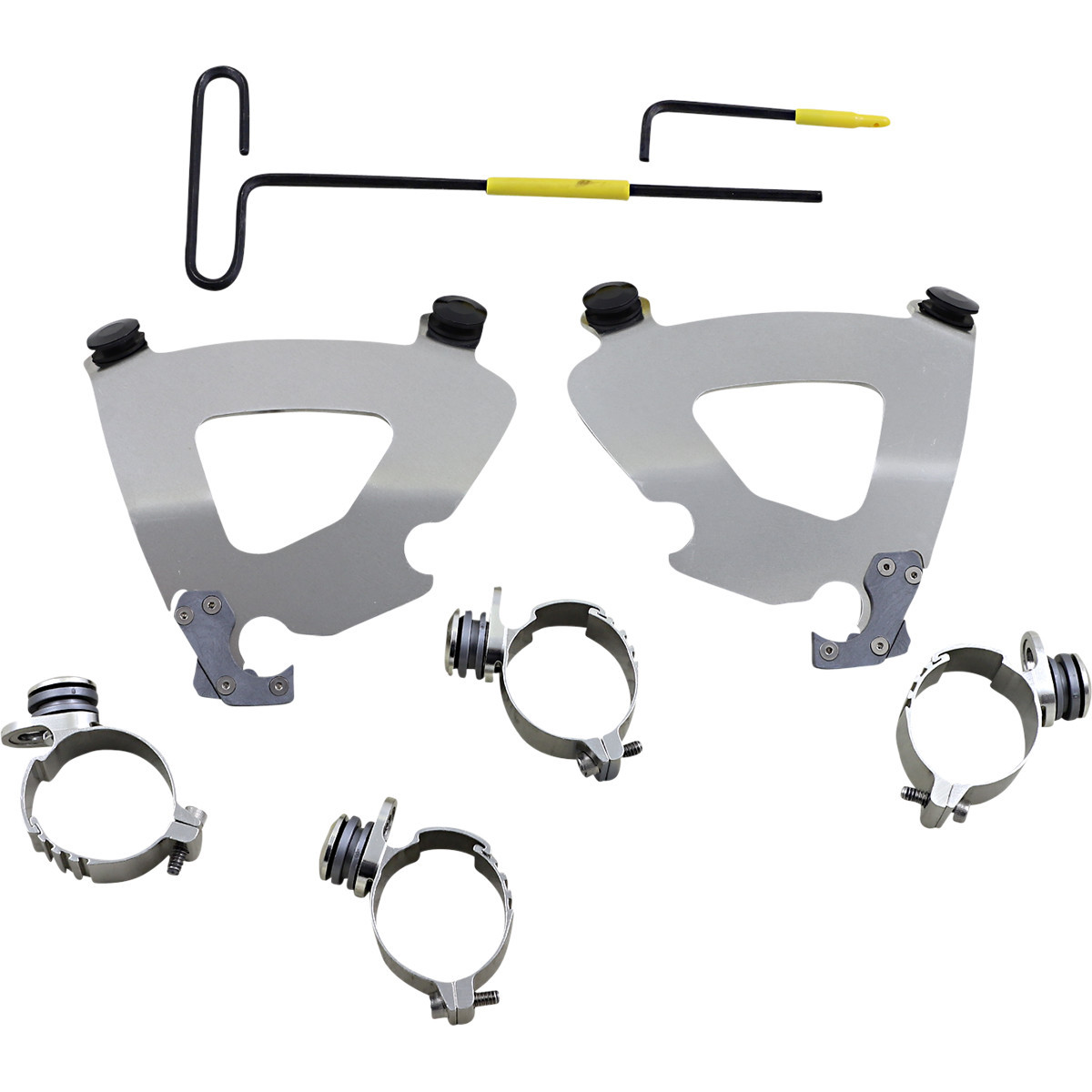 Memphis Shades #MEK2057 - Gauntlet Mounting Kit - Polished - XL