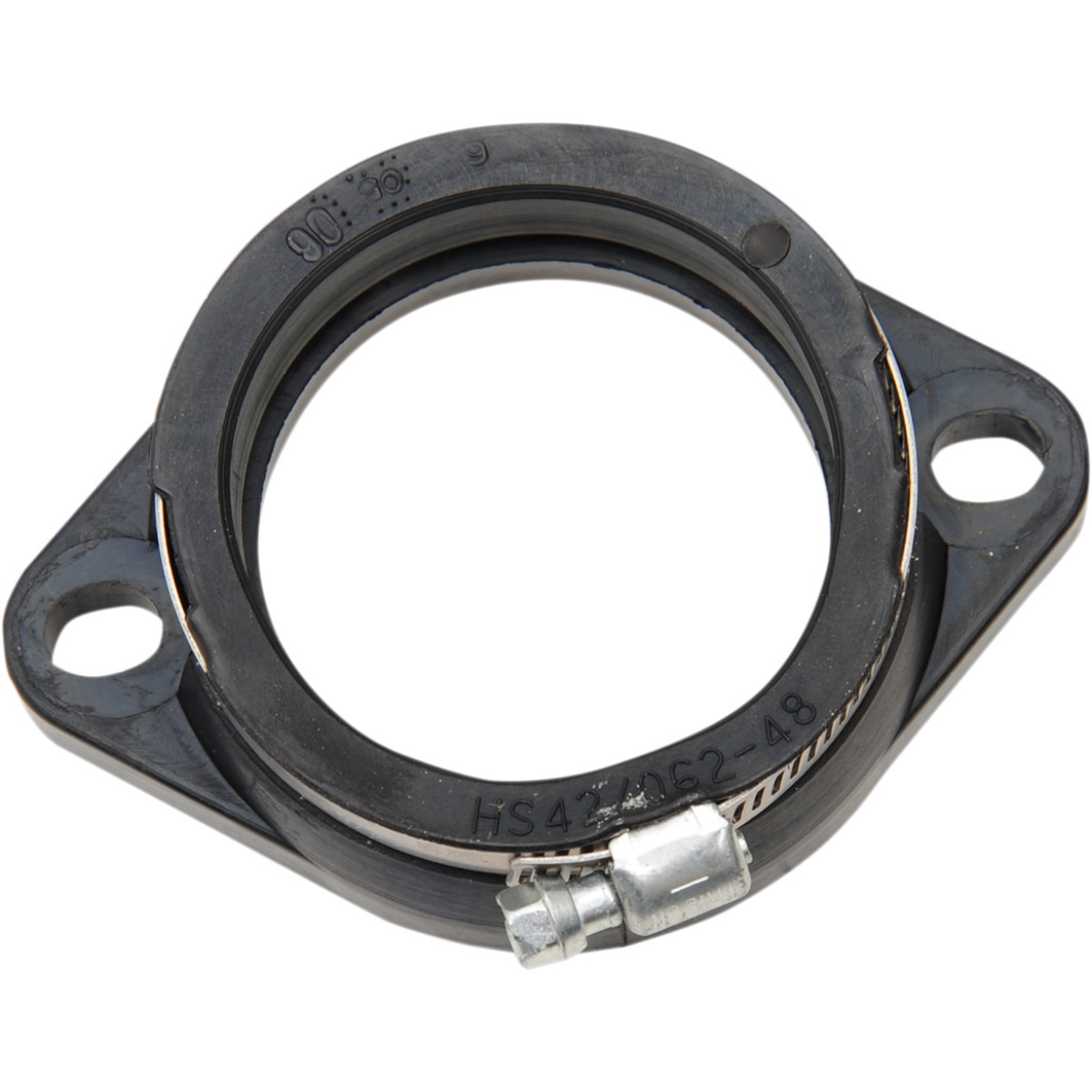 Mikuni #HS42/062-48K - Carburetor Flange Adapter - Black - 48 mm