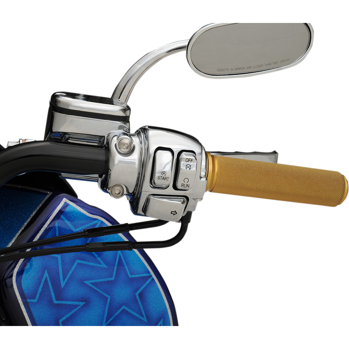 Drag Specialties - Handlebar Switch Kit - Chrome