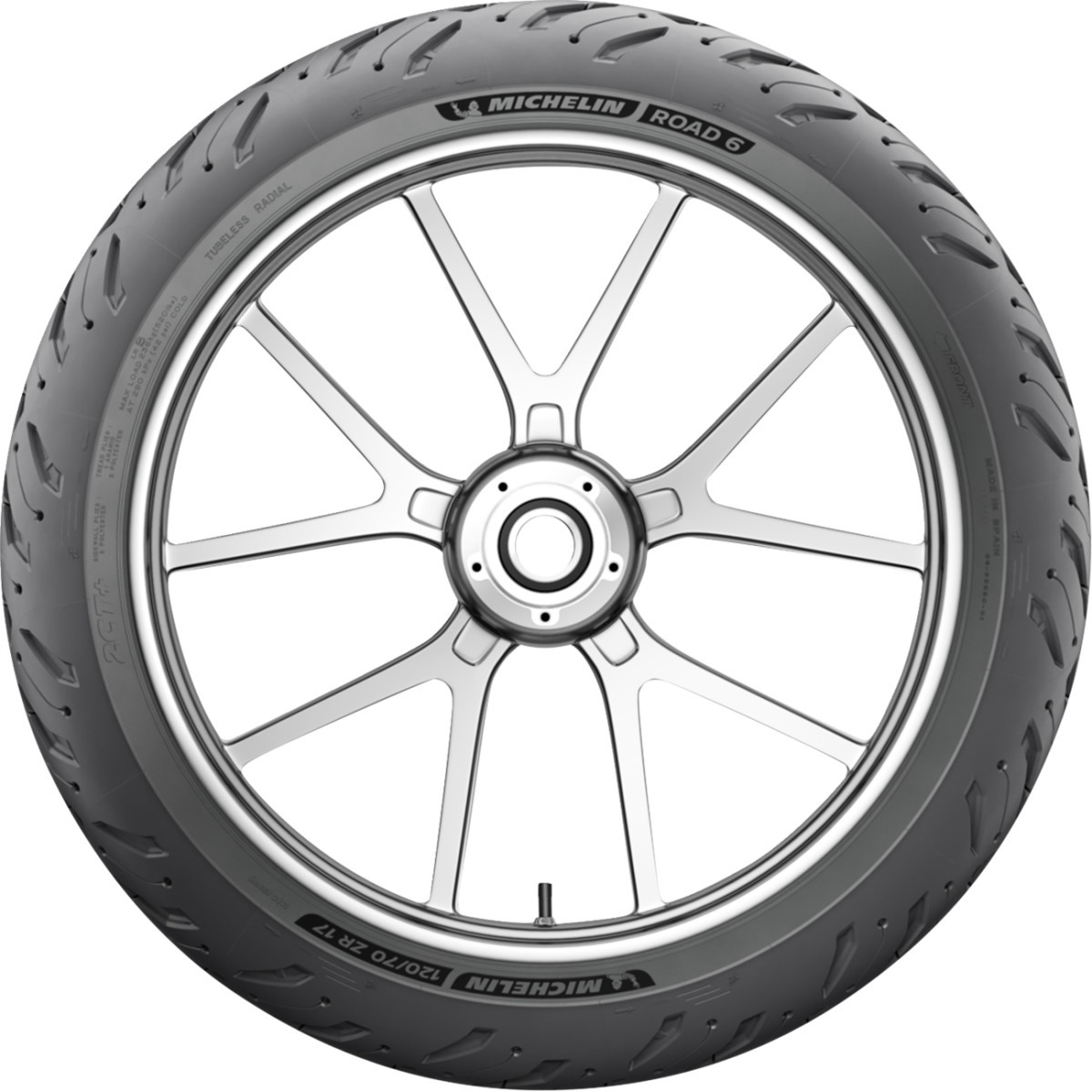 Michelin #91074 - Tire - Road 6 - Front - 110/70ZR17 - 54W
