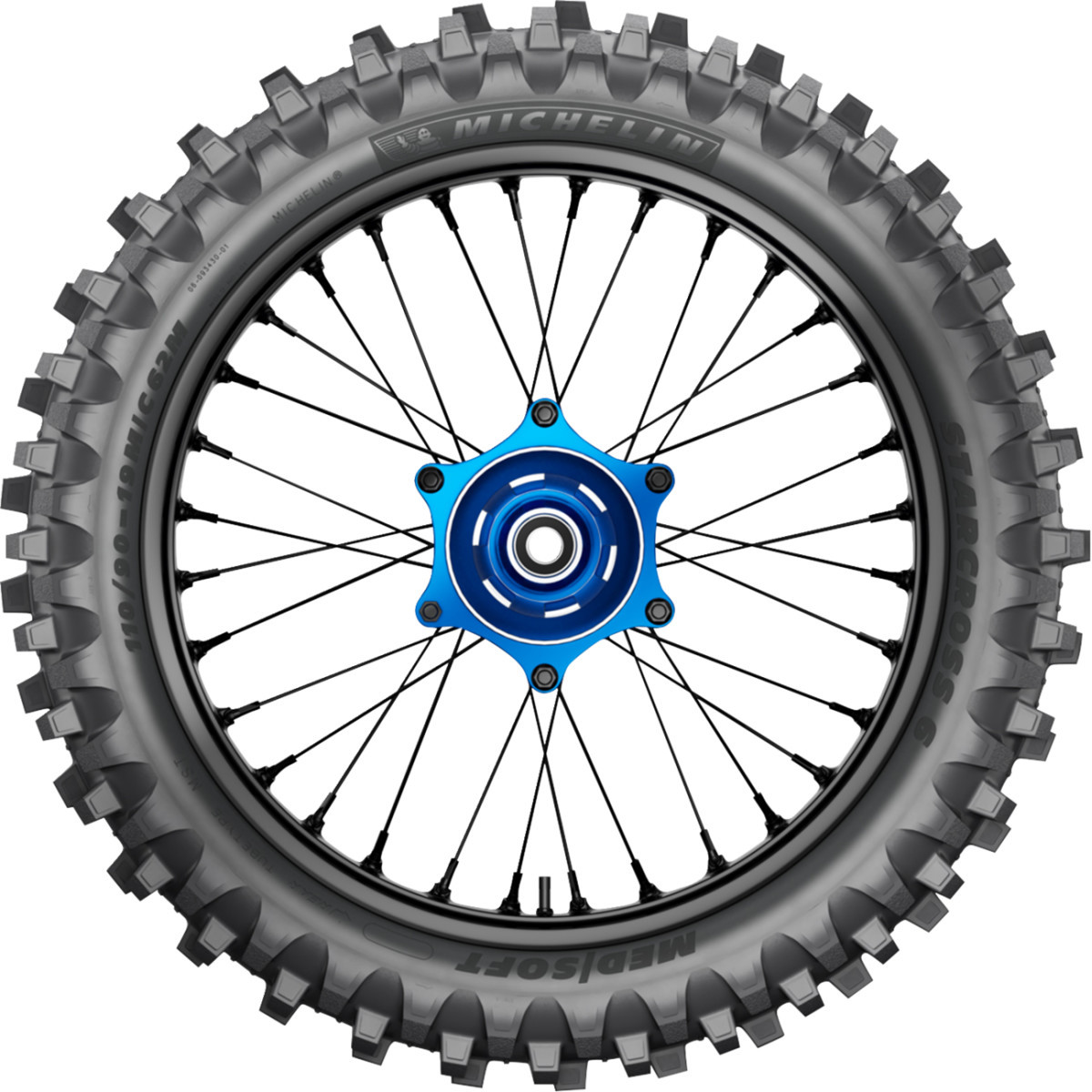 Michelin #51903 - Tire - StarCross 6 Medium Soft - Rear - 120/80-19 - 63M