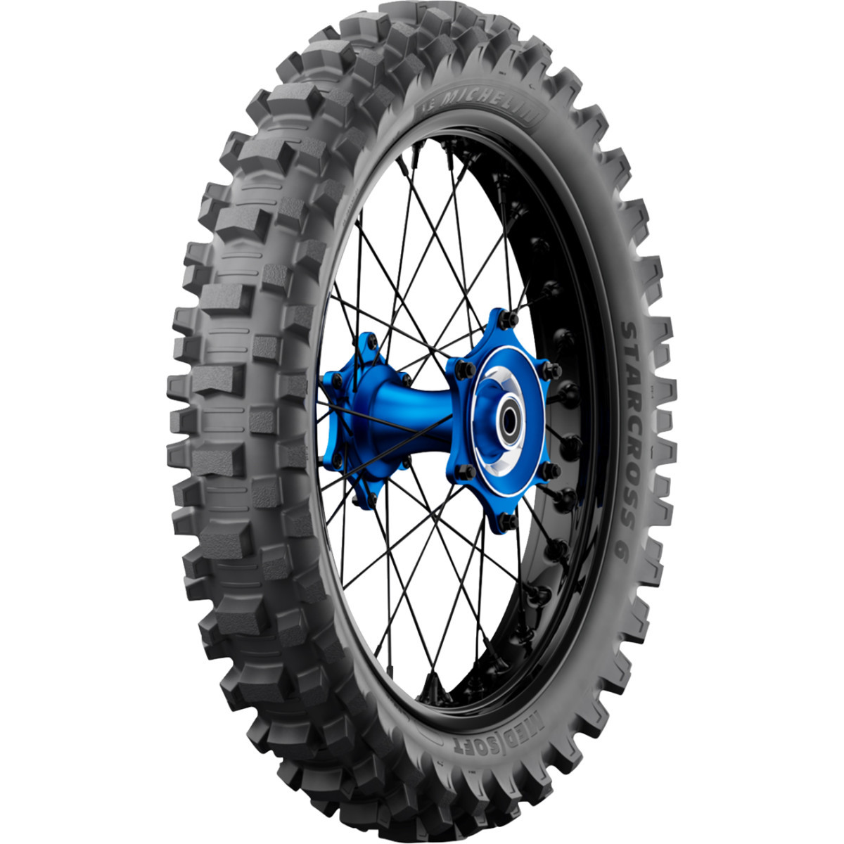 Michelin #88813 - Tire - StarCross 6 Medium Soft - Rear - 120/90-18 - 65M