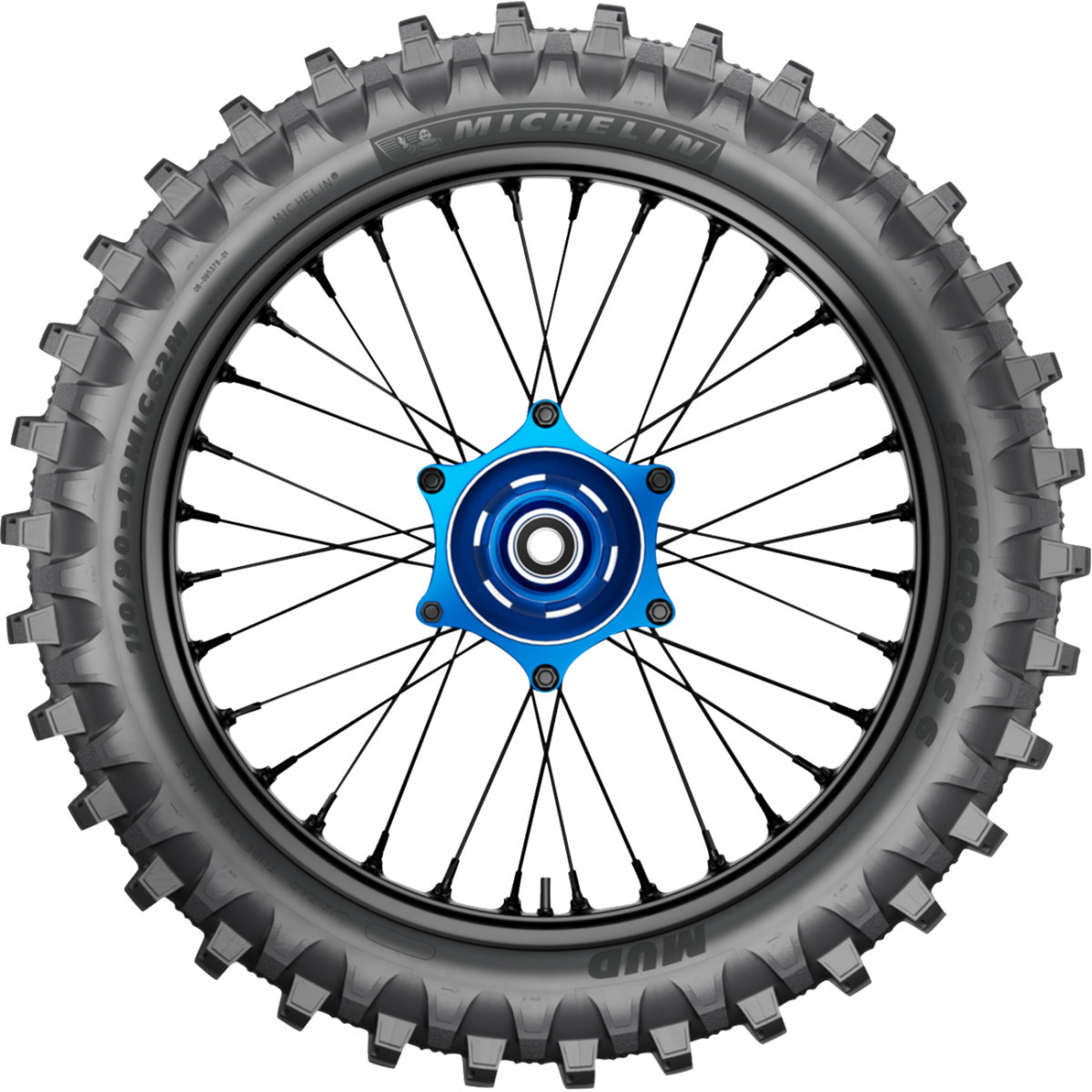 Michelin #76392 - Tire - StarCross 6 Mud - Rear - 110/90-19 - 62M