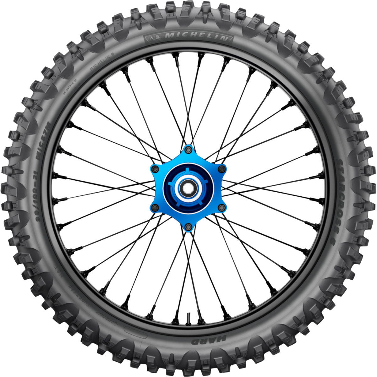 Michelin #17740 - Tire - StarCross 6 Hard - Front - 90/100-21 - 57M