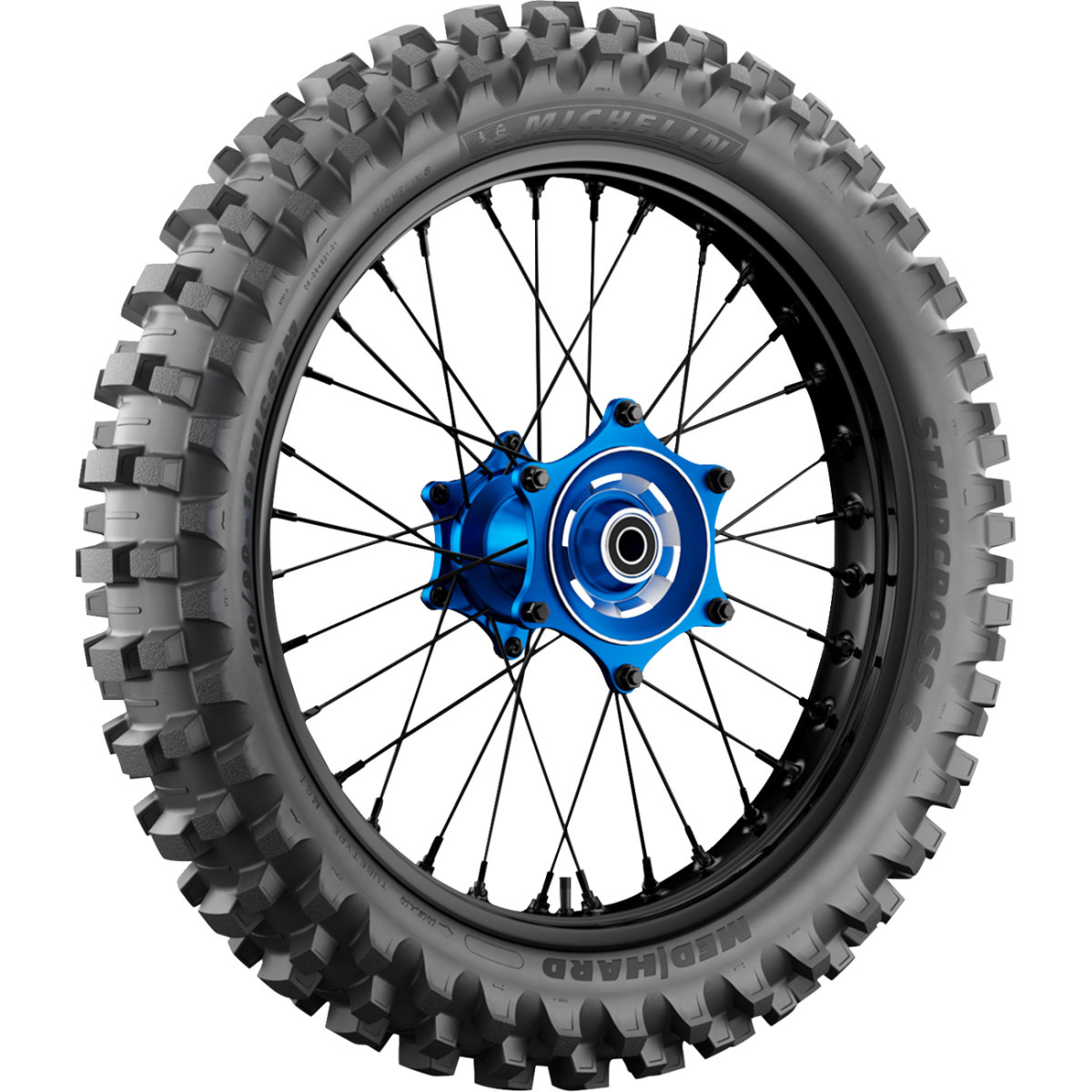 Michelin #02281 - Tire - StarCross 6 Medium Hard - Rear - 110/100-18 - 64M