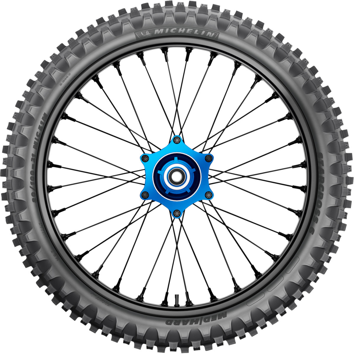 Michelin #05951 - Tire - StarCross 6 Medium Hard - Front - 80/100-21 - 51M