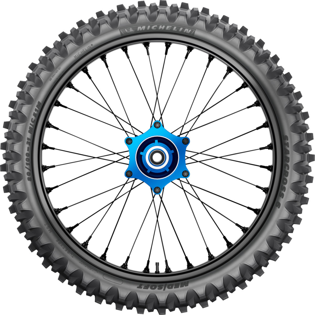 Michelin #72079 - Tire - StarCross 6 Medium Soft - Front - 80/100-21 - 51M