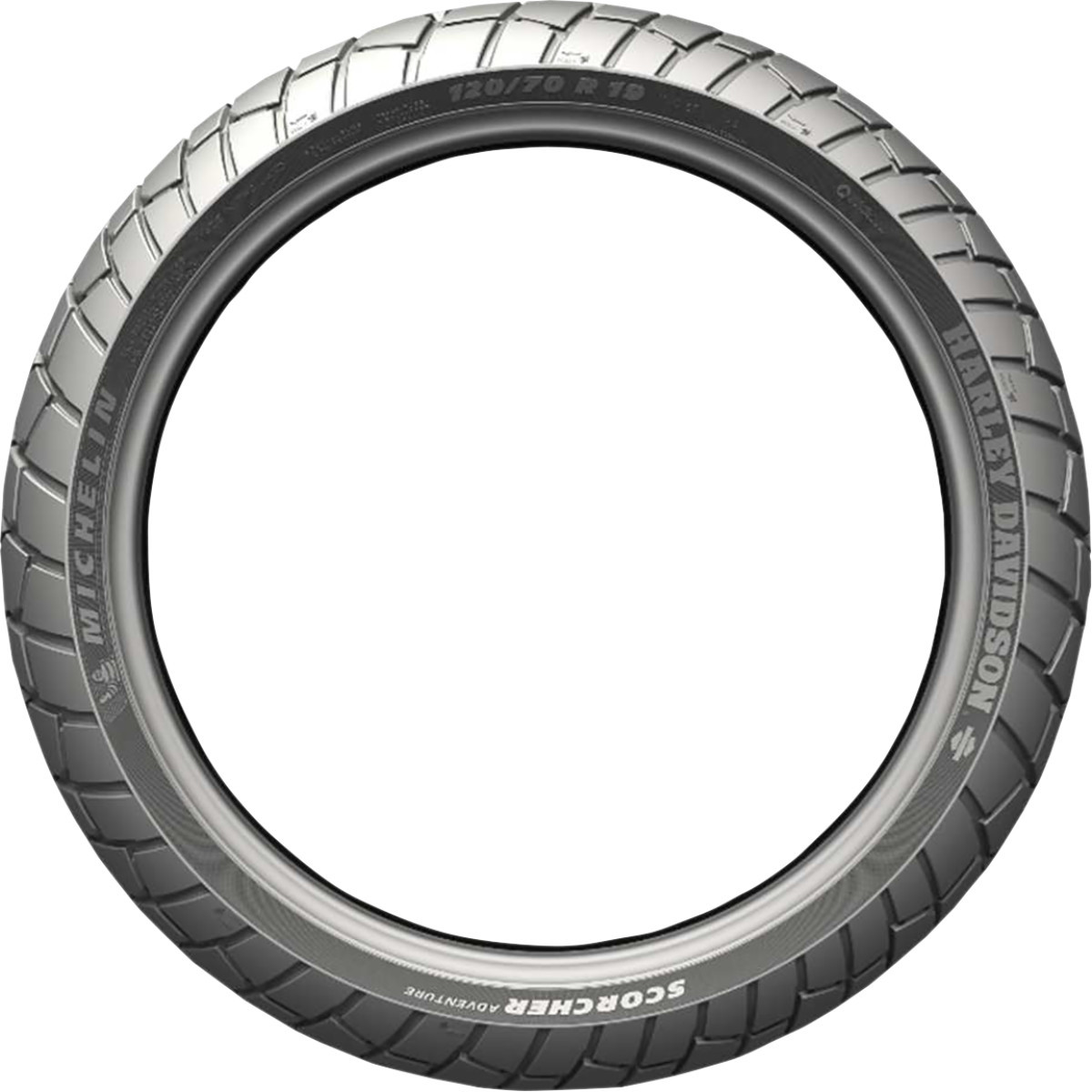 Michelin #25421 - Tire - Scorcher Adventure - Front - 120/70R19 - 60V