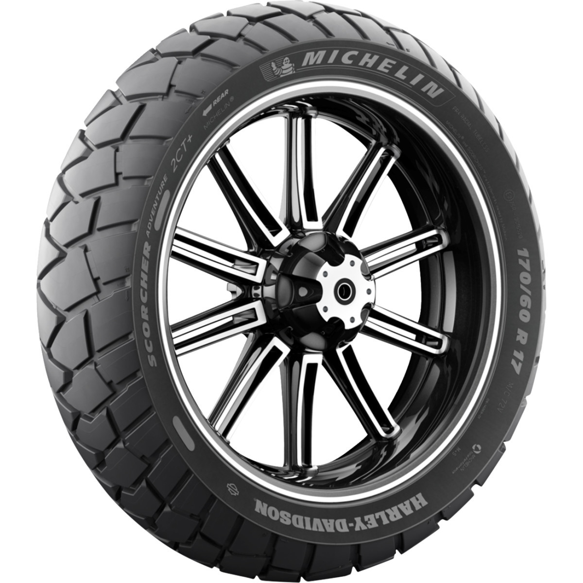 Michelin #06587 - Tire - Scorcher Adventure - Rear - 170/60R17 - 72V