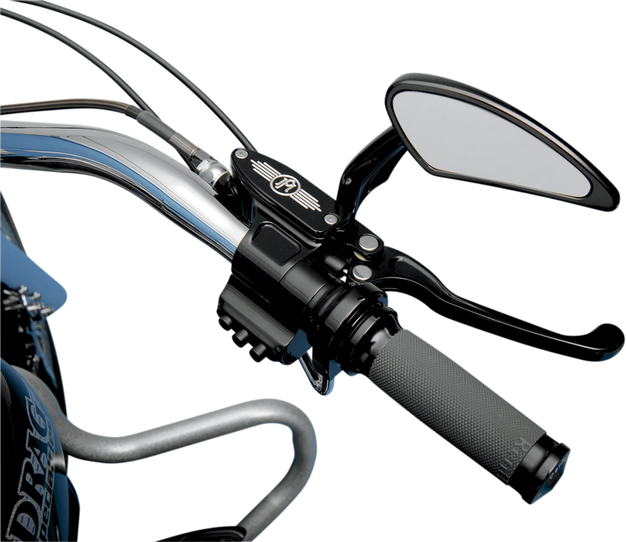 Performance Machine  #0011-1000MP-B - Contour Handlebar Control Spacer - Left - Hydraulic Clutch - 1" Handlebars - Black