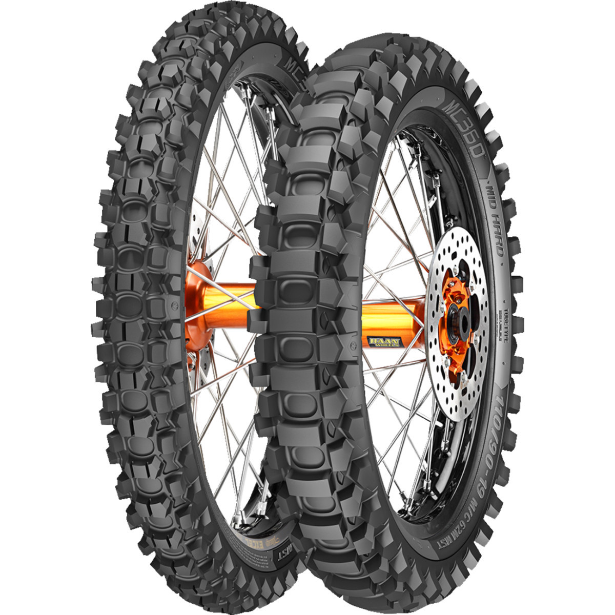 Metzeler #2763100 - Tire - MC360™ Mid-Hard - Rear - 100/100-18 - 59M