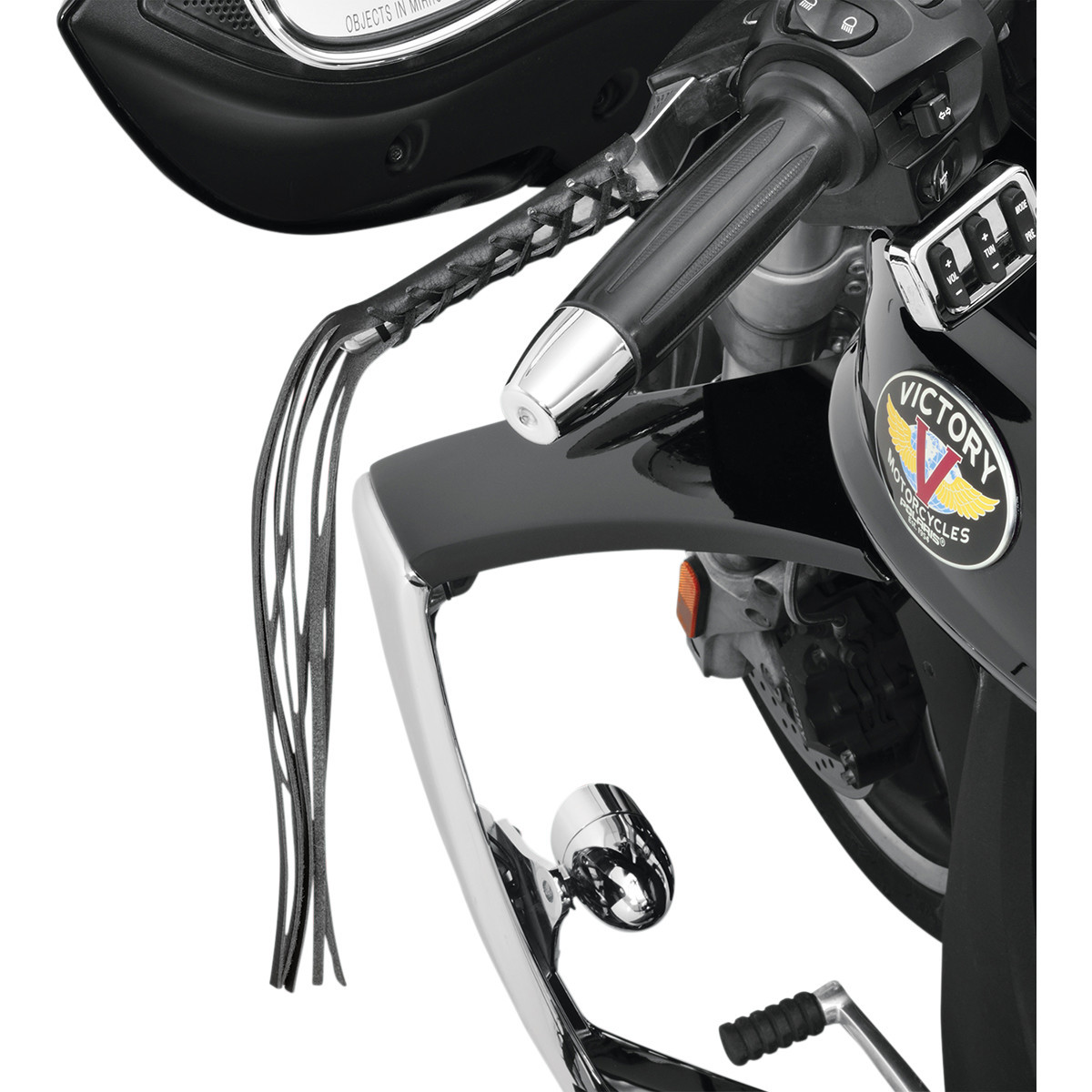 Show Chrome #17-110 - Leather Lever Fringe