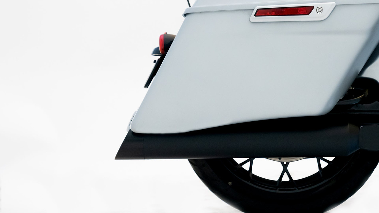 Rinehart Racing 500-0185C - 4.5" DBX45 Slip-On Exhaust for Harley Touring - 2017-Later / Chrome w/ Chrome End Caps