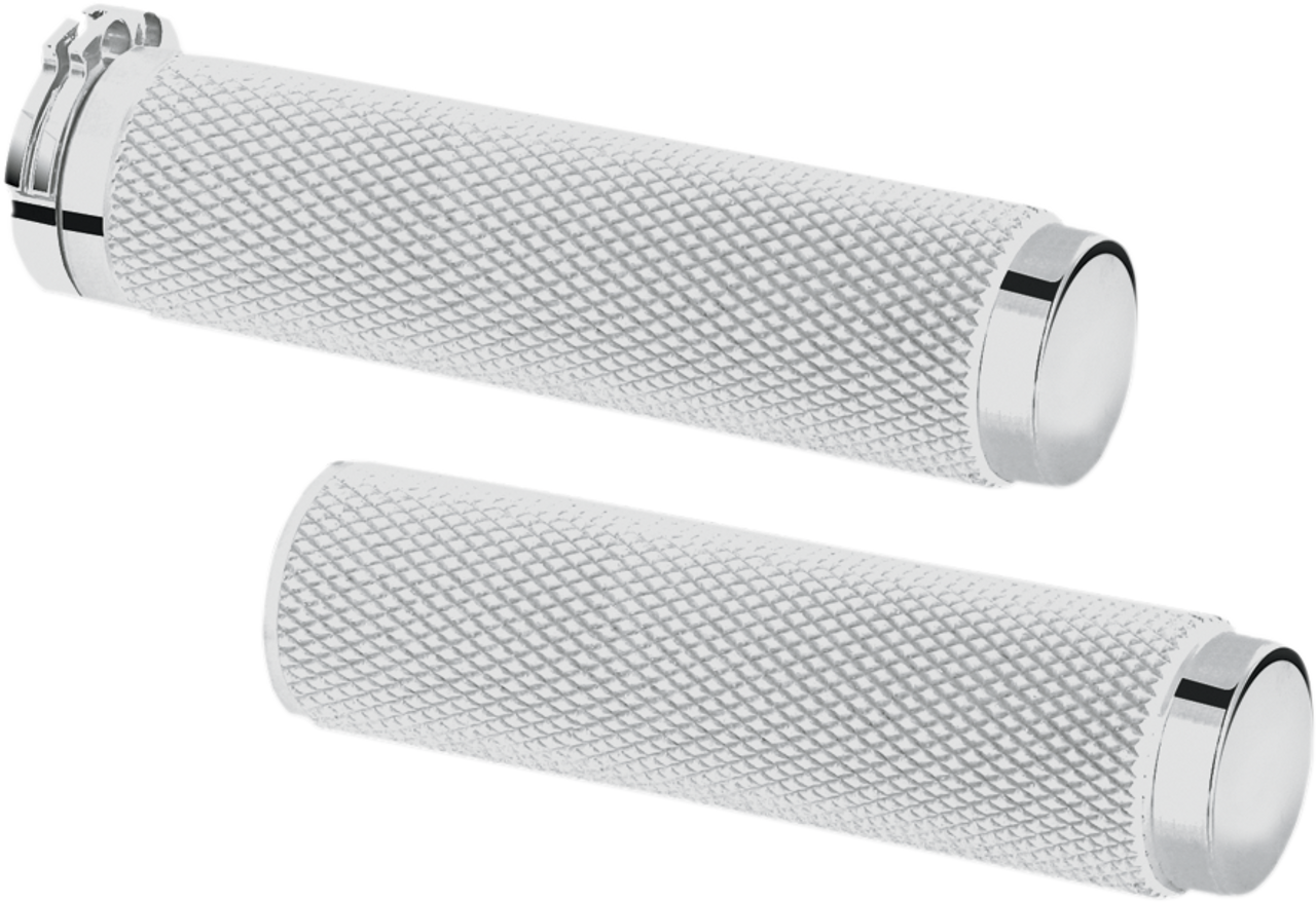 Grip - Knurled - Chrome