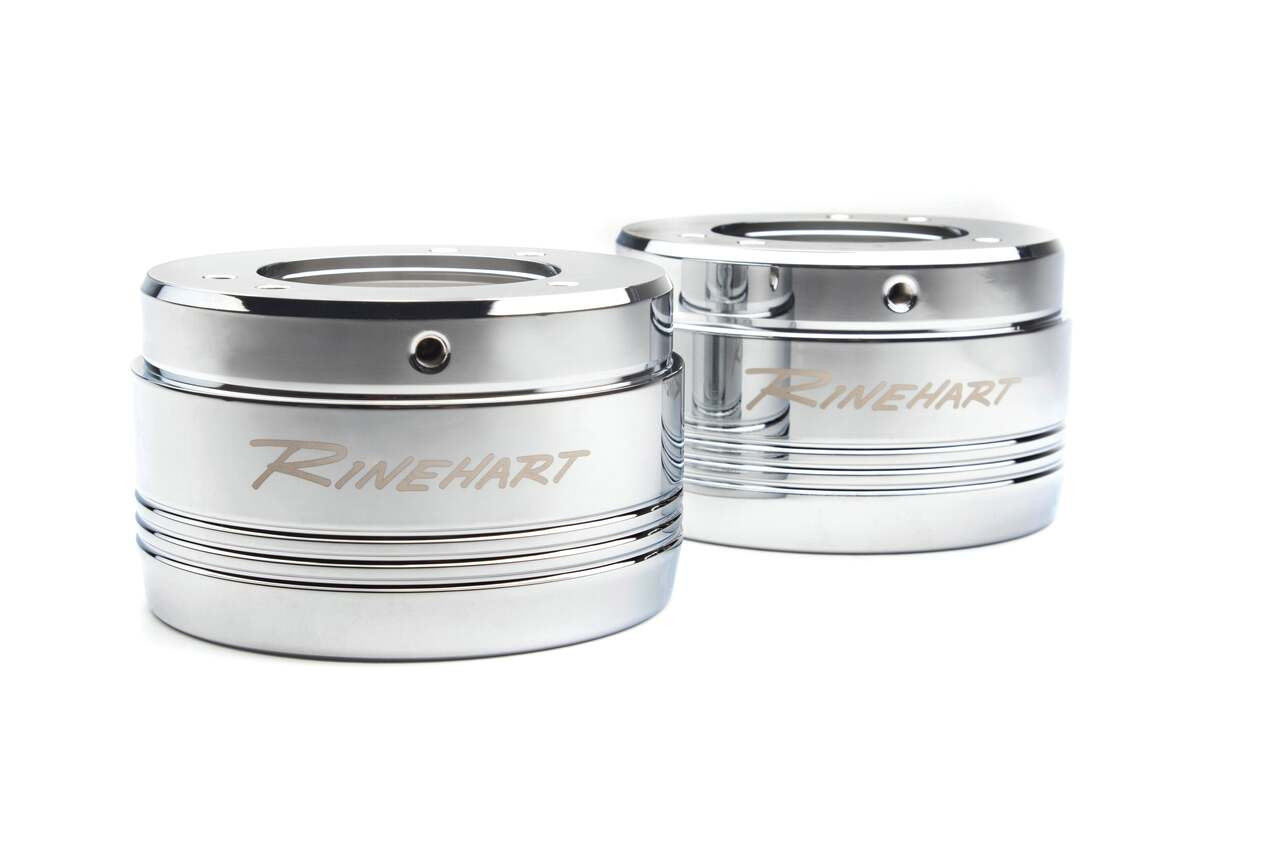 Rinehart Racing 900-0157 - 4.5" Tradition End Cap - Replacement Chrome Tradition End Cap (single)