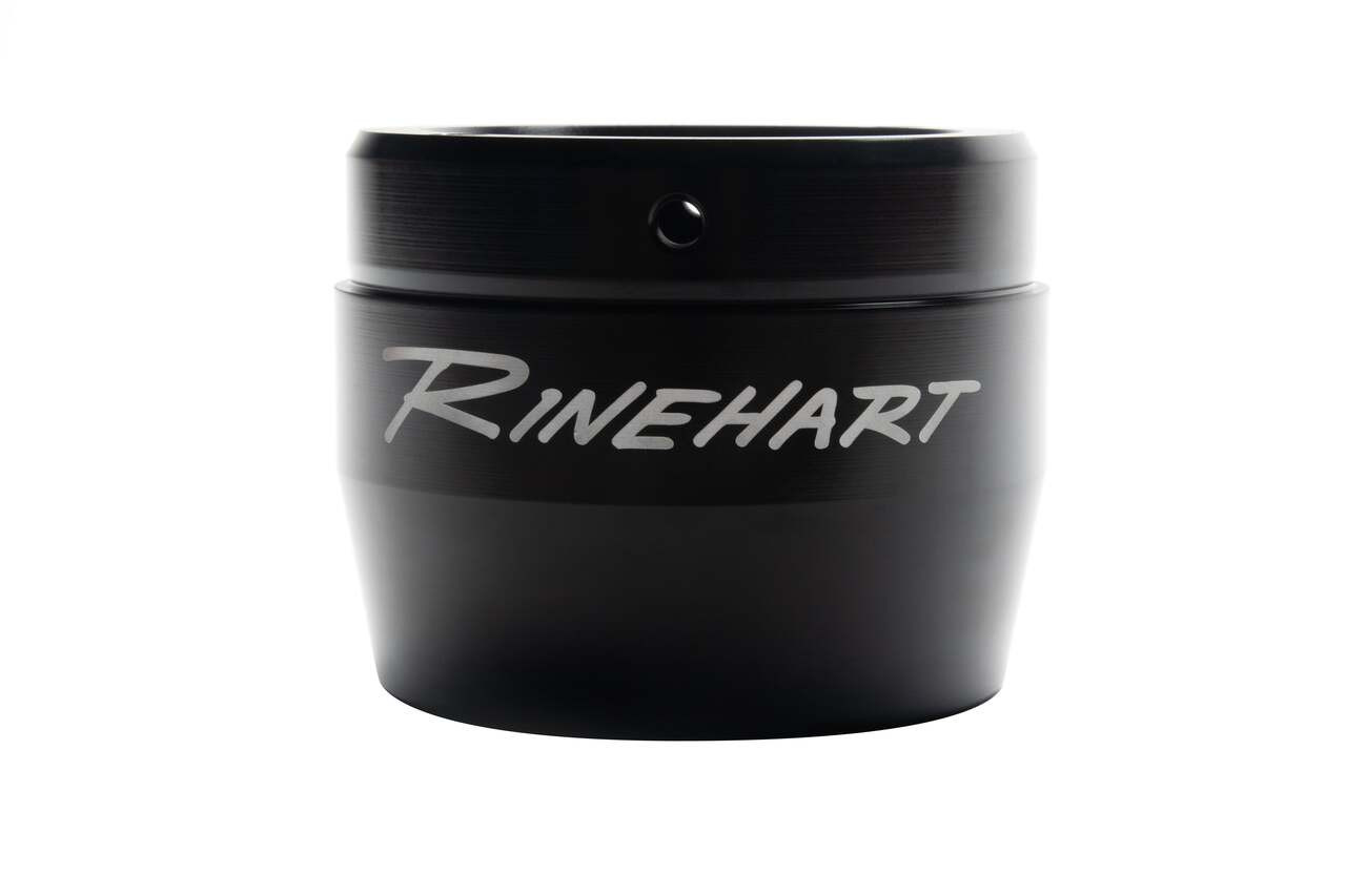 Rinehart Racing 900-0200 - 3.5" Standard End Cap - Black End Cap Pair
