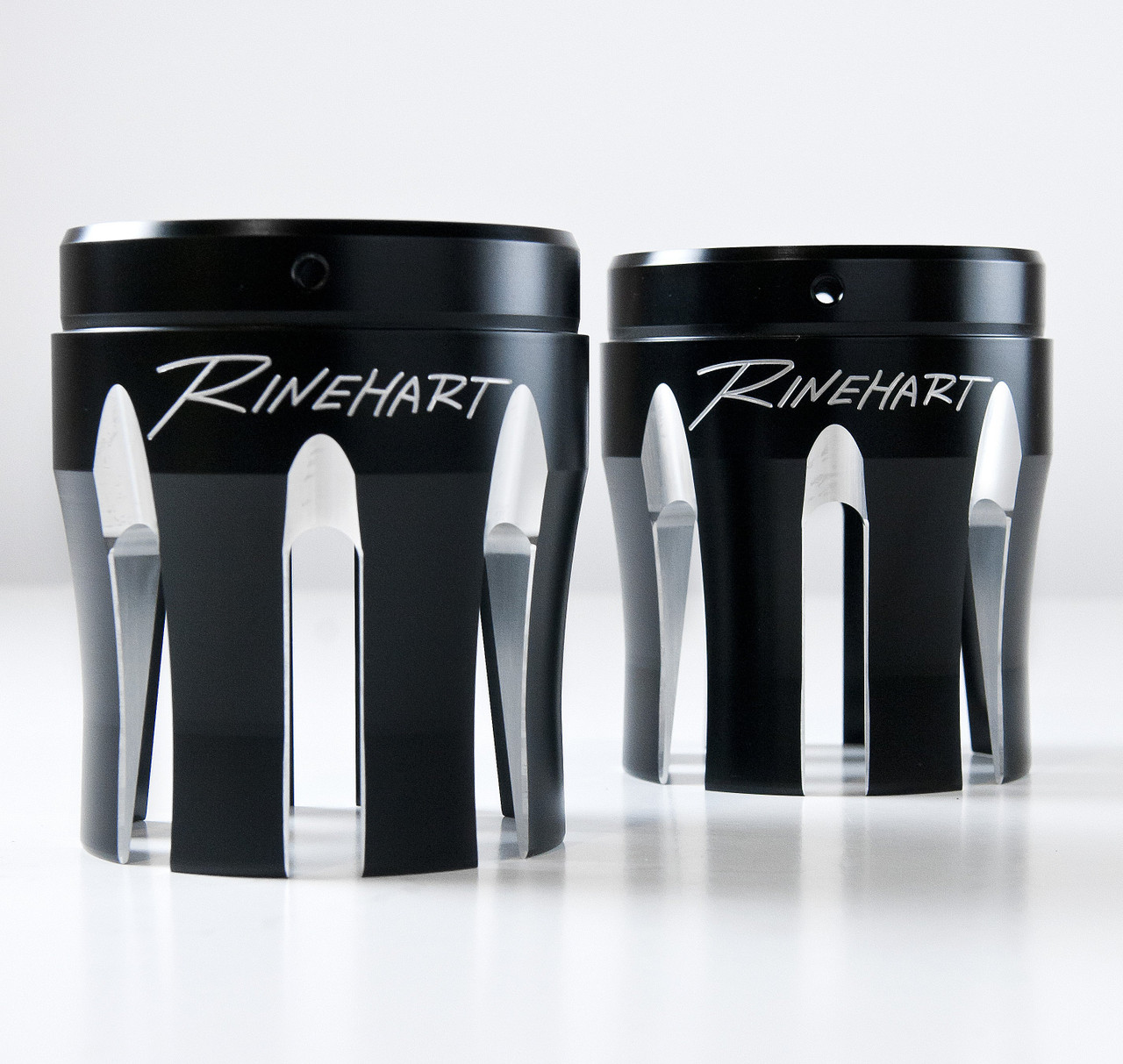 Rinehart Racing 900-0211 - Moto Series Castle End Cap - 3.5" / Chrome / Castle End Cap Pair