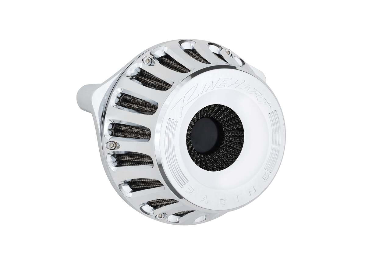 Rinehart Racing 910-0102 - Moto Series Inverted Air Cleaner - 2000-2017 Twin Cam (Cable) / Black