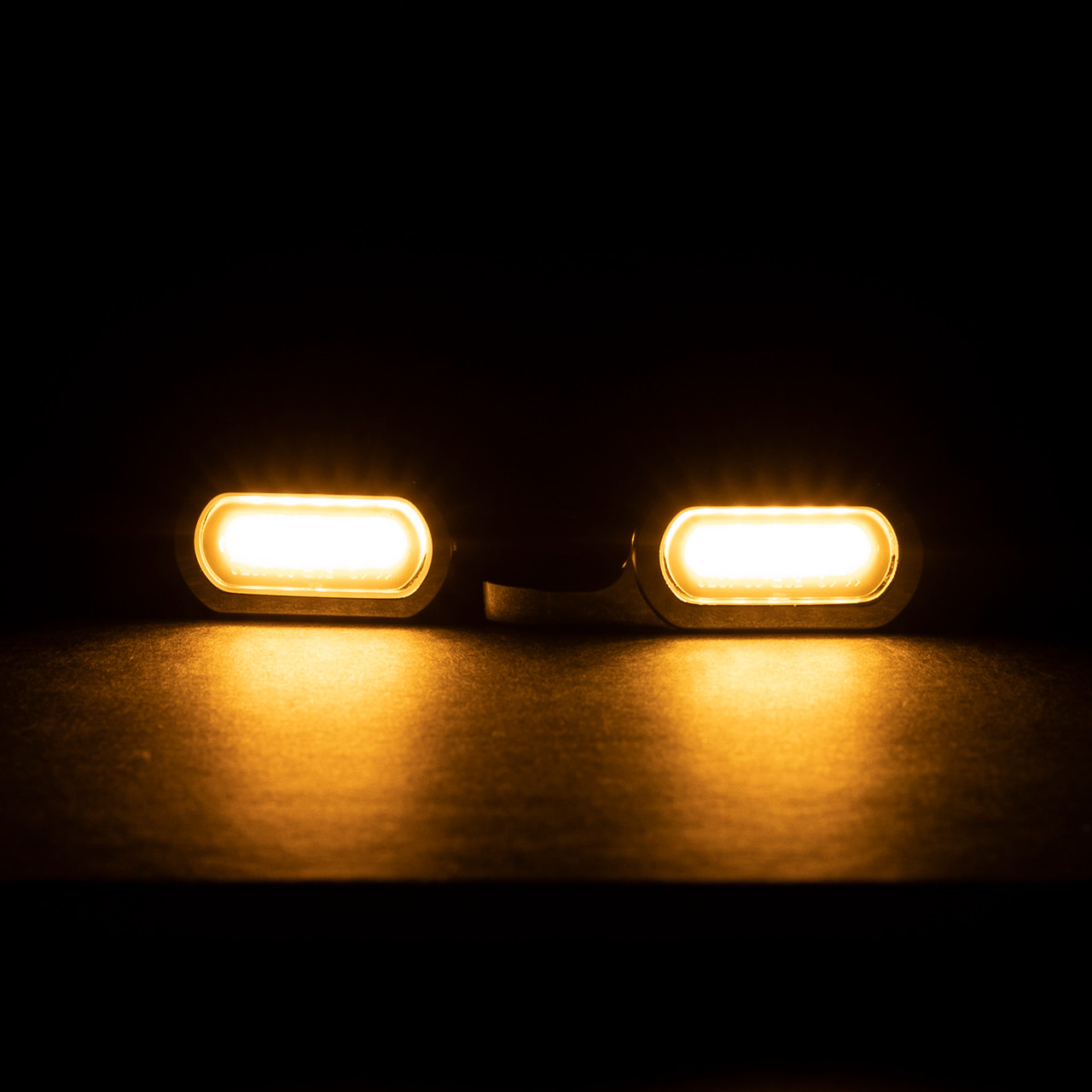 Hogworks Led Handlebar Drl / Turn Signals for Harley® Dyna/Softail/Sportster | Black
