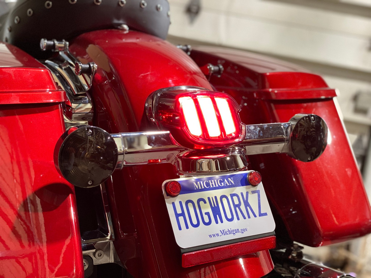 Hogworks Hogworkz® Black Ignitez Led Taillight w/Out Plate Light