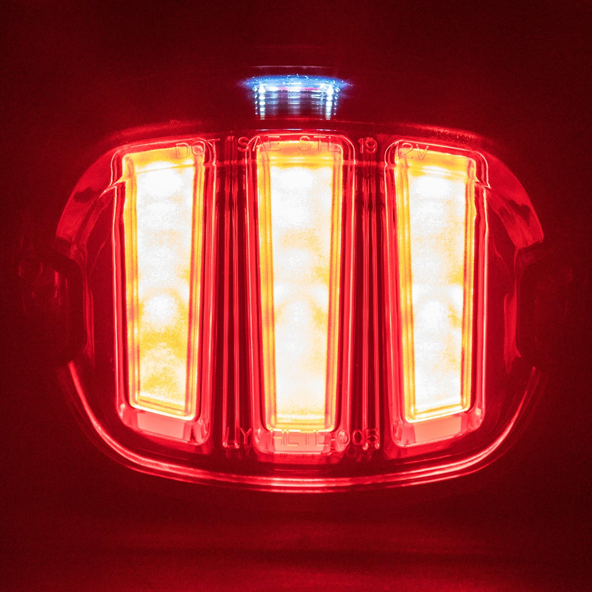 Hogworks Hogworkz® Ignitez Led Taillight w/ Plate Light | Chrome