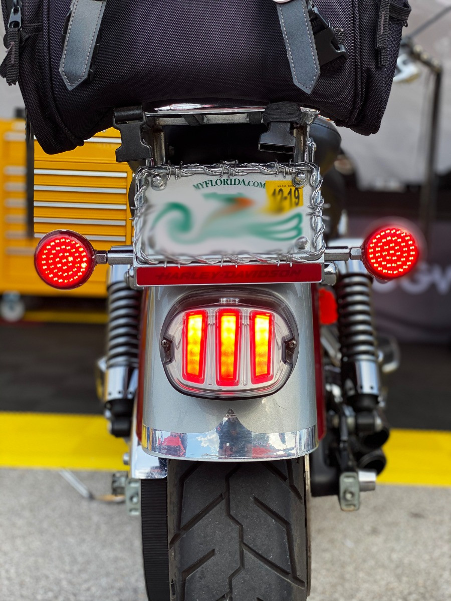 Hogworks Hogworkz® Ignitez Led Taillight w/ Plate Light | Chrome