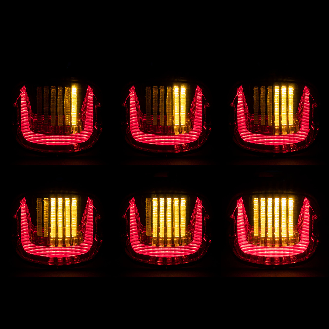 Hogworks Hogworkz® Uproar Sequential & Strobe Led Taillight w/Out Plate Light | Clear