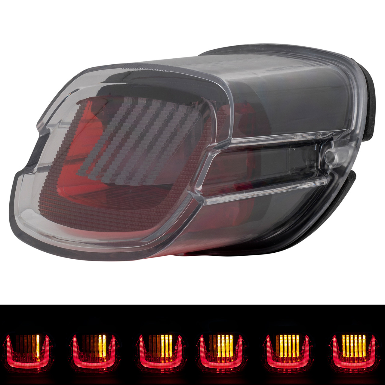 Hogworks Hogworkz® Uproar Sequential & Strobe Led Taillight w/Out Plate Light | Clear