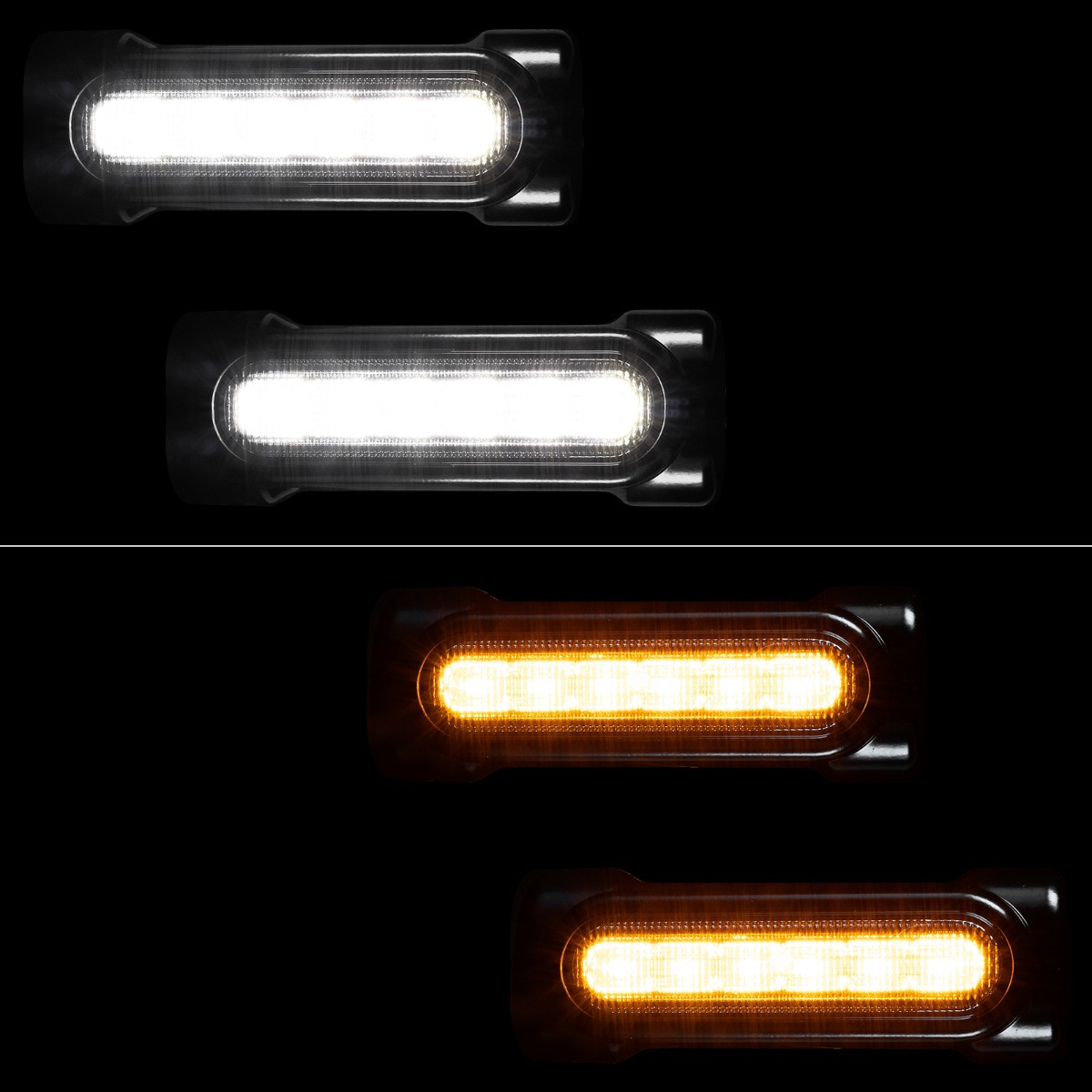 Hogworks Hogworkz® Black Engine Guard / Highway Bar Led Lights