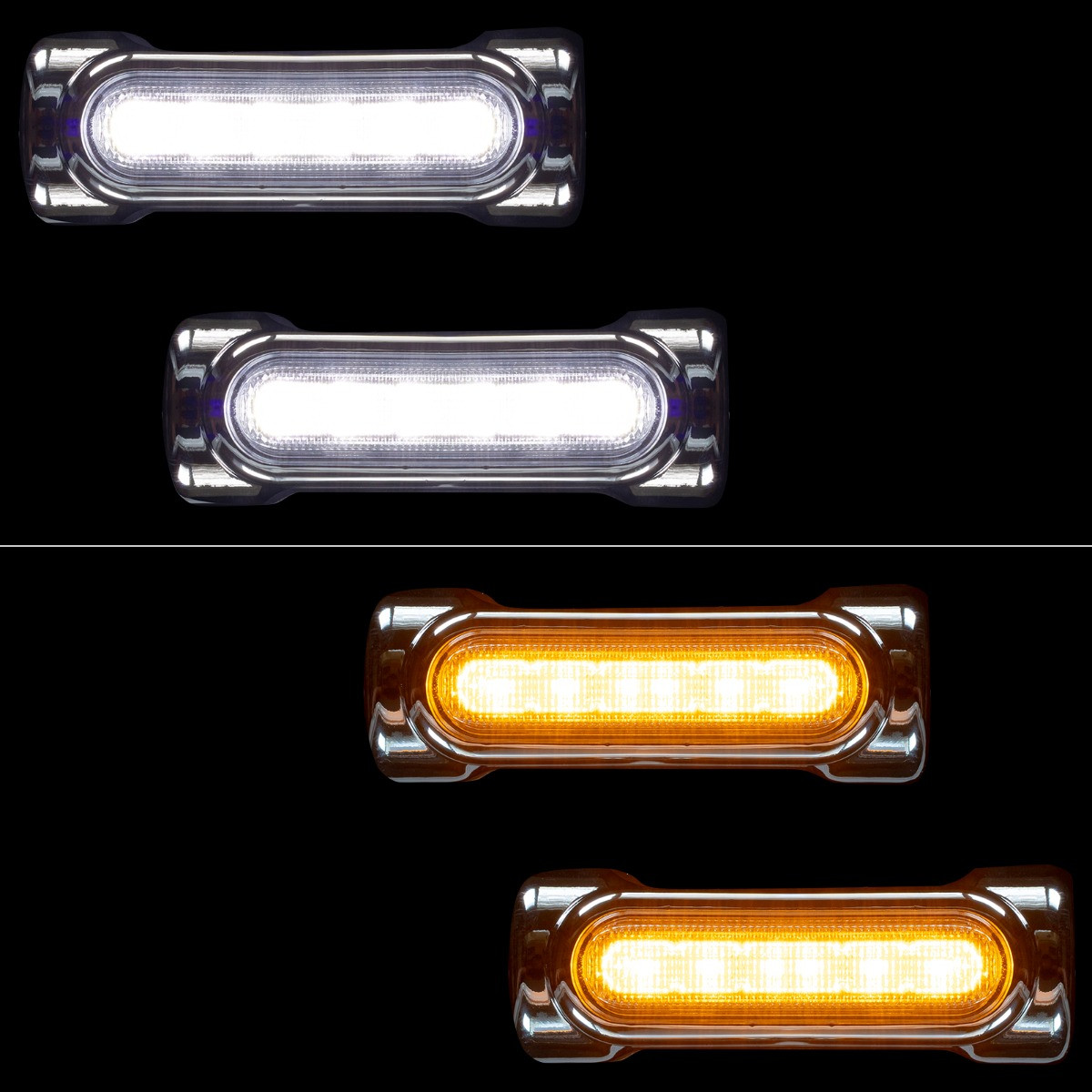 Hogworks Hogworkz® Chrome Engine Guard / Highway Bar Led Lights