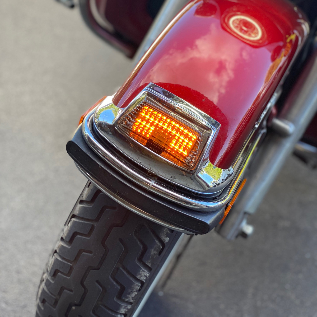 Hogworks Front Fender Led Tip Light for Harley-davidson® - Amber