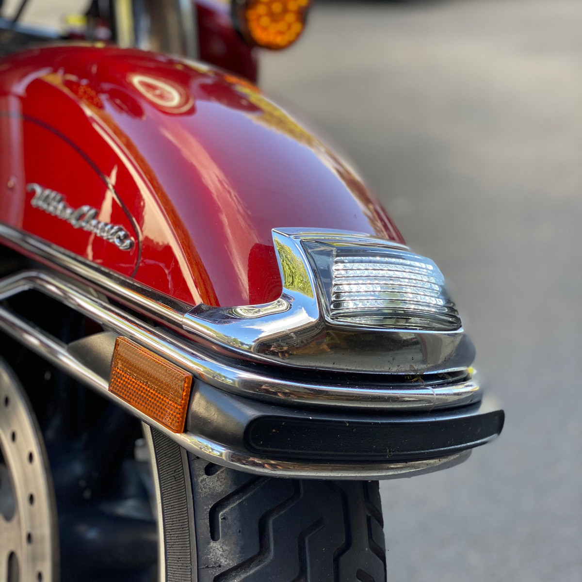 Hogworks Front Fender Led Tip Light for Harley-davidson® - White