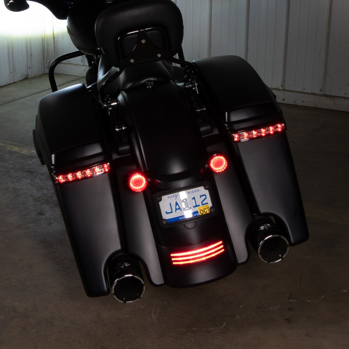 Hogworks Hogworkz® Triad Dual Intensity Led Tribar Taillight for Harley® Touring '14-'25
