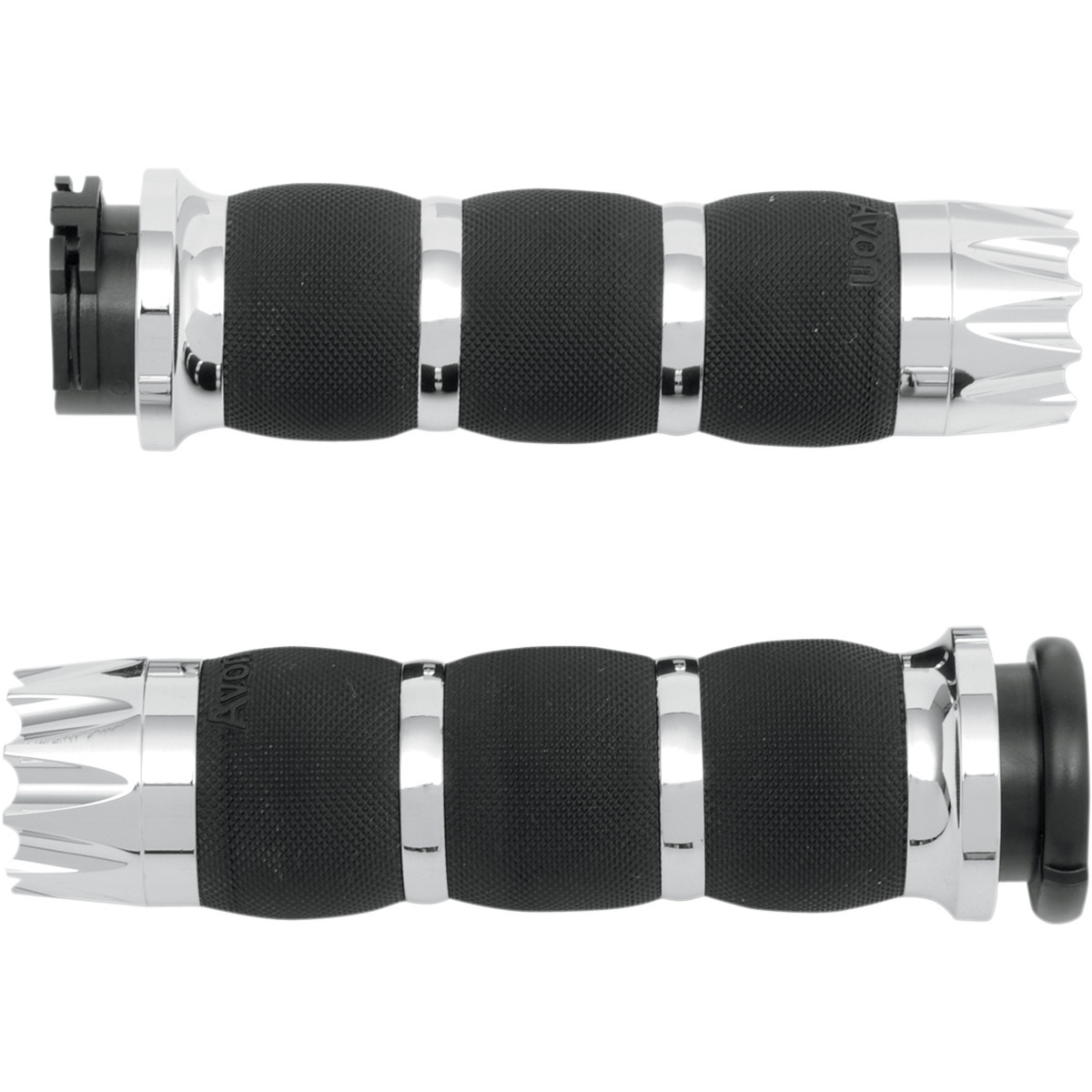 Avon Grips #AIR-90-EX - Excalibur Air Cushioned Grips - Chrome